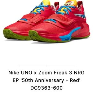 Like new Nike Zoom freak 3 Uno 6.5